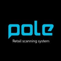 Pole retail scanning system logo