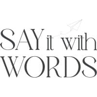Say it with words logo