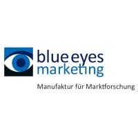 blue eyes marketing logo