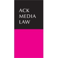 ACK MEDIA LAW logo