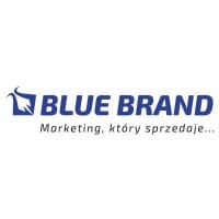 BLUE BRAND. Marketing ktÃ³ry sprzedaje.. logo