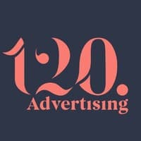 120 ADVERTISING logo