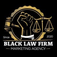 Black Law Firm Marketing Agency logo