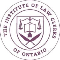 The Institute of Law Clerks of Ontario logo