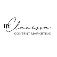 By Clarissa Content Marketing logo