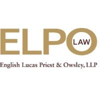 English Lucas Priest & Owsley logo
