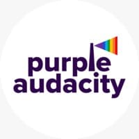 Purple Audacity logo