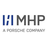 MHP â€“ A Porsche Company logo