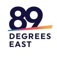 89 Degrees East logo