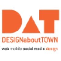 DESIGN about TOWN logo