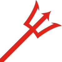 Red Trident logo