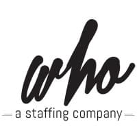 who... a staffing company logo