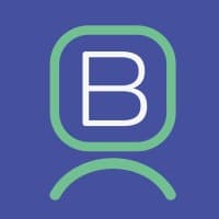 B logo